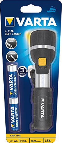 Varta 3x 5mm LED Day Light Taschenlampen Flashlight Leuchte Lampe Arbeitsleuchte Taschenleuchte Taschenlicht für Haushalt, Camping, Angeln, Garage, Notfall, Stromausfall, Outdoor - 2