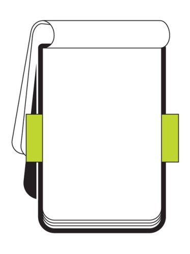 Moleskine Repoerter-Notizblock Pocket, Hardcover, blanko, schwarz - 3